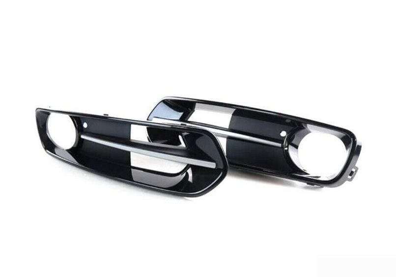 NEW GENUINE BMW 1 SERIES F20 F21 SPORT LINE FRONT BUMPER OPEN FOG LIGHT GRILLS - Image 3