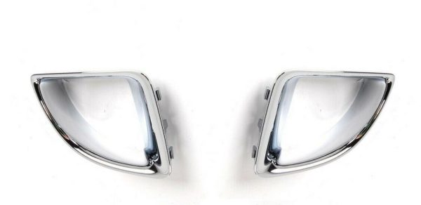 NEW MINI R55 R56 R57 R58 R59 JCW  FRONT REAR FOG LIGHTS FRAME TRIMS CHROME 4PCS - Image 4