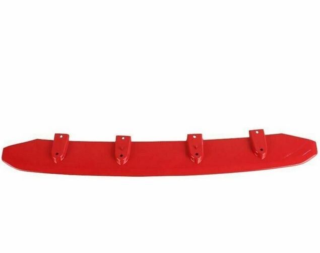 NEW GENUINE FORD FIESTA 14- FRONT BUMPER LOWER GLOSSY RED AIR DEFLECTOR SPOILER 1865993 - Image 3