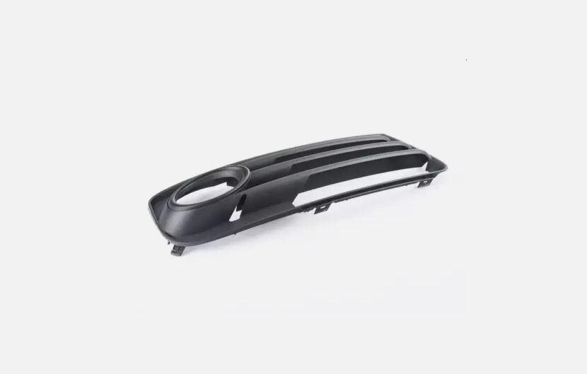 NEW GENUINE AUDI TT 2011-2014 FRONT BUMPER BLACK FOG LIGHT GRILL RIGHT 8J0807682J3FZ - Image 2