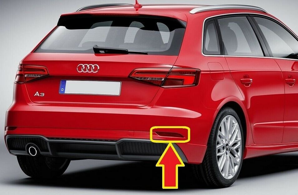 NEW GENUINE AUDI A3 S3 RS3 16- HATCHBACK REAR BUMPER REFLECTOR RIGHT O/S 8V0945106A - Image 3
