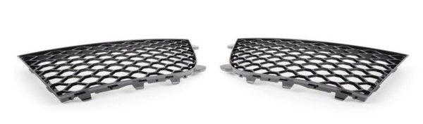 NEW GENUINE AUDI RS4 13-16 N/S LEFT O/S RIGHT FRONT LOWER GRILL GLOSS BLACK SET - Image 3