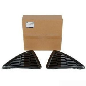NEW GENUINE FORD FOCUS 11-15 FRONT BUMPER HIGH GLOSS HONEY COMB GRILLE PAIR SET 1759890