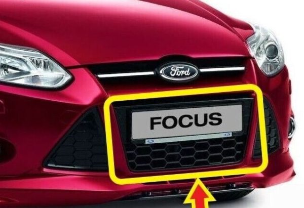 NEW GENUINE FORD FOCUS 11-15 FRONT BUMPER LOWER GLOSS BLACK HONEY COMB GRILLE 1759888 - Image 3