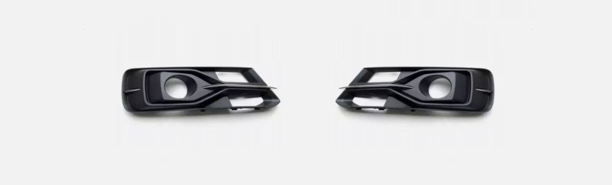 NEW GENUINE AUDI A6 ALLROAD 15-18 FRONT BUMPER RIGHT LEFT AIR GUIDE GRILL SET