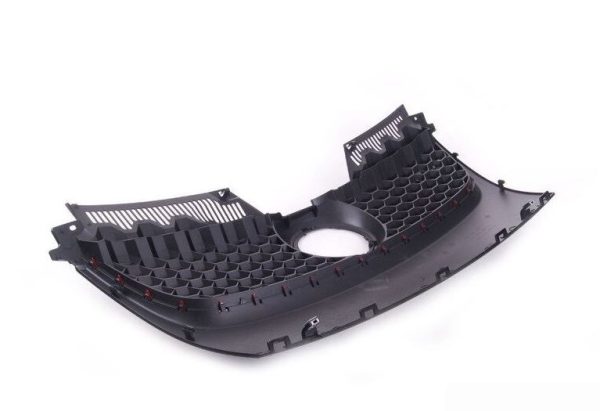 NEW GENUINE VW GOLF V GTI 05-09 FRONT BUMPER UPPER CENTER GRILL 1K0853651EVW8 + 1K6853679DFXC - Image 4