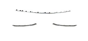 NEW GENUINE VW GOLF R-LINE MK7 13-17 LOWER TRIM LEFT RIGHT CENTER CHROME SET