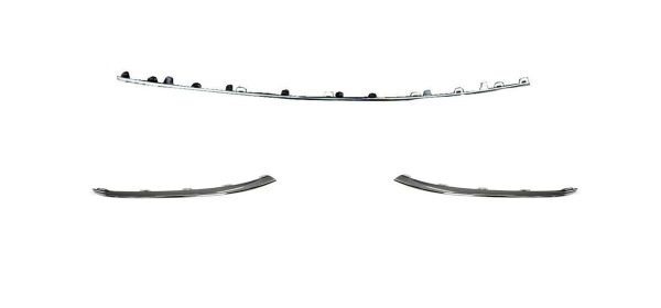 NEW GENUINE VW GOLF R-LINE MK7 13-17 LOWER TRIM LEFT RIGHT CENTER CHROME SET
