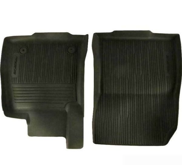 NEW GENUINE FORD FIESTA 2017- FRONT AND REAR BLACK RUBBER FLOOR MATS SET RHD - Image 2