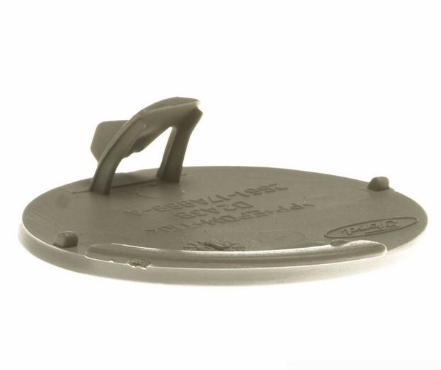 NEW GENUINE FORD FIESTA 2001-2005 FRONT BUMPER TOW HOOK EYE COVER CAP PRIMED 1214013 - Image 3