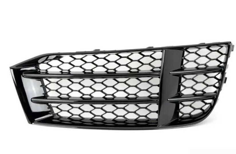 NEW GENUINE AUDI RS5 10-16 FRONT BUMPER LOWER BLACK GRILLE LEFT RIGHT PAIR SET - Image 2