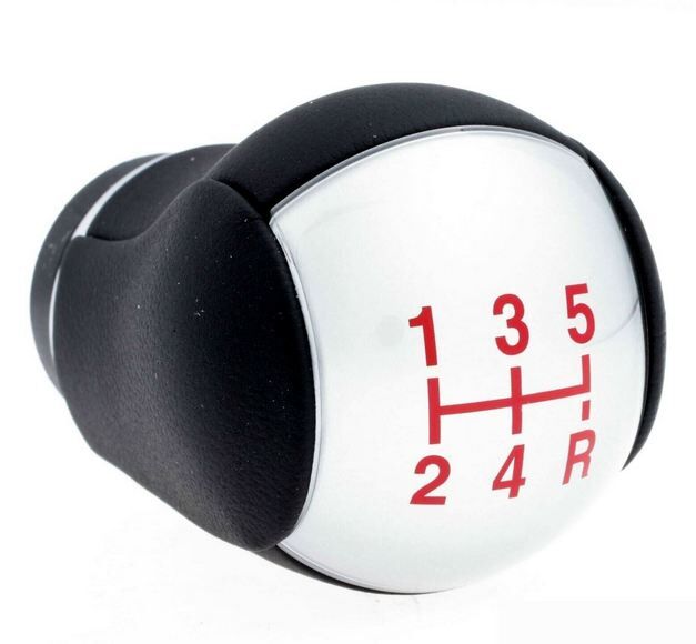 NEW GENUINE FORD FIESTA 04-08 5 SPEED MANUAL GEAR LEVER KNOB WITH RED PATTERN 1341488 - Image 3