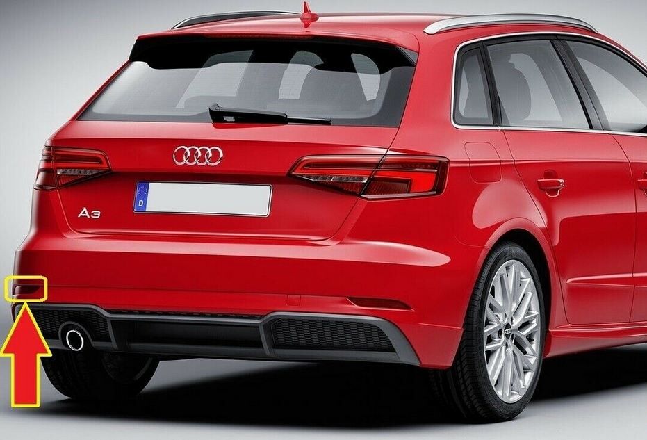 NEW GENUINE AUDI A3 S3 RS3 16- HATCHBACK REAR BUMPER REFLECTOR LEFT N/S 8V0945105A - Image 3