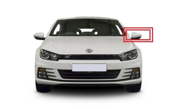 NEW GENUINE VW SCIROCCO 2008 - 2016 N/S LEFT DOOR MIRROR CAP TRIM COVER PRIMED 3C8857537GRU - Image 3