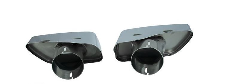 NEW GENUINE BMW 6 SERIES F12 F13 F06 640d REAR TAIL PIPES MUFFLERS CHROME - Image 5