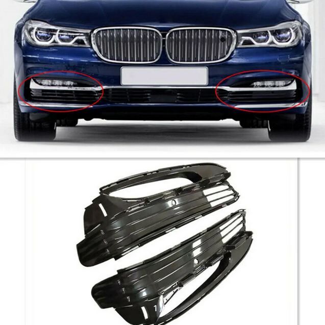NEW GENUINE BMW 7 SERIES G11 G12 GRILLIE INTAKE AIR INLET CLOSED PAIR SET