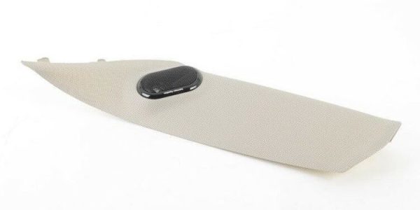 MINI NEW F55 A PILLAR PANEL WITH TWEETER SPEAKER COVER PAIR SET SATELLITE GRAY - Image 3