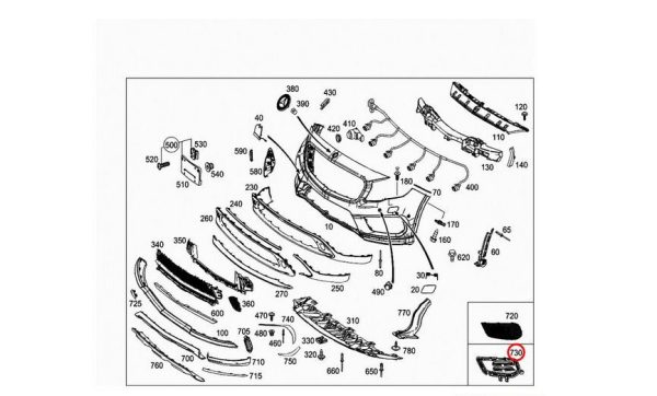 NEW GENUINE MERCEDES BENZ GLA X156 FRONT AMG BUMPER GRILLS PAIR SET N/S + O/S - Image 3