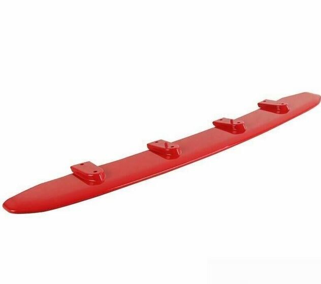 NEW GENUINE FORD FIESTA 14- FRONT BUMPER LOWER GLOSSY RED AIR DEFLECTOR SPOILER 1865993 - Image 4