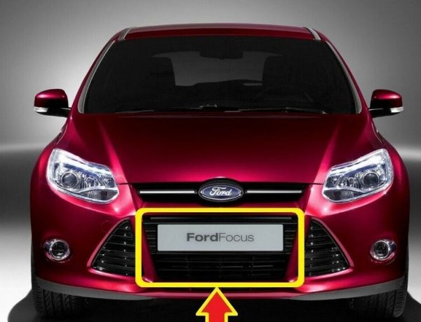 NEW GENUINE FORD FOCUS 11-15 FRONT BUMPER CENTER LOWER GLOSS BLACK GRILL 1719219 - Image 4