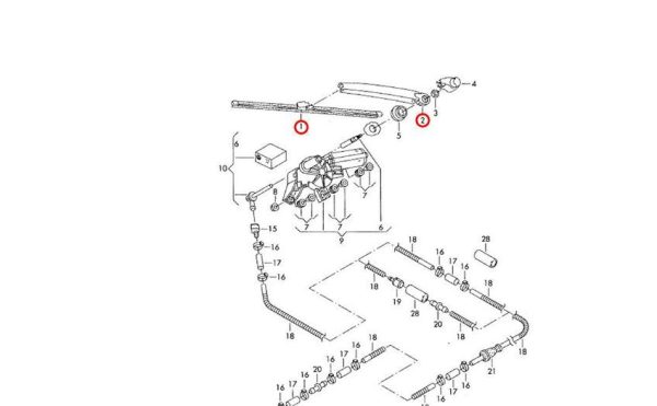 NEW GENUINE VW GOLF POLO PASSAT 02-15 REAR WINDOW WIPER ARM W/ WIPER BLADE SET - Image 3