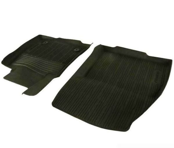 NEW GENUINE FORD FIESTA 2017- FRONT AND REAR BLACK RUBBER FLOOR MATS SET RHD - Image 3
