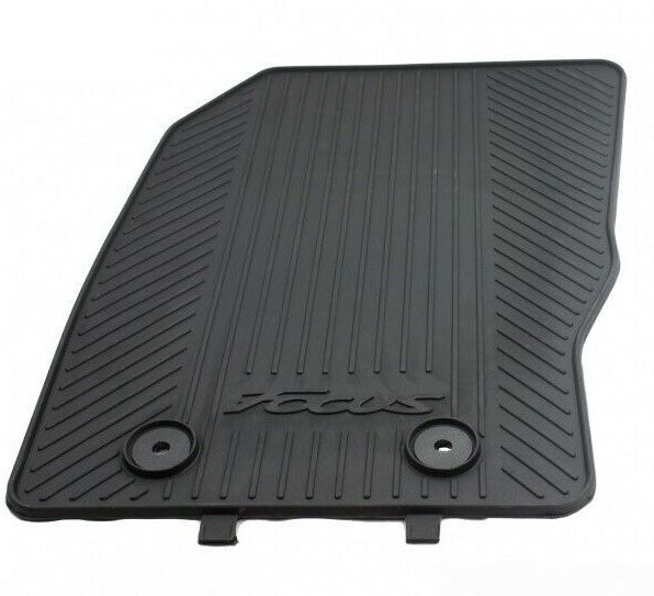 NEW GENUINE FORD FOCUS 15- FRONT BLACK RUBBER FLOOR MATS RHD 1914008 - Image 3