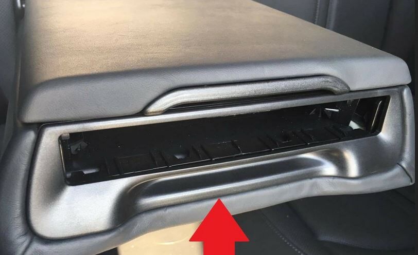 NEW GENUINE AUDI A6 11-16 A7 11-16 REAR ARMREST CUP HOLDER SURROUND TRIM BLACK 4G8863289A4PK - Image 4