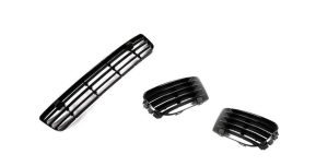 NEW GENUINE VW GOLF MK6 R 09-13 FRONT BUMPER GRILL SET