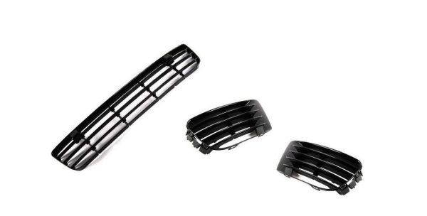 NEW GENUINE VW GOLF MK6 R 09-13 FRONT BUMPER GRILL SET