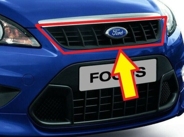 NEW GENUINE FORD FOCUS 08-11 FRONT BUMPER CENTER UPPER RADIATOR GRILLE 1704635 - Image 4