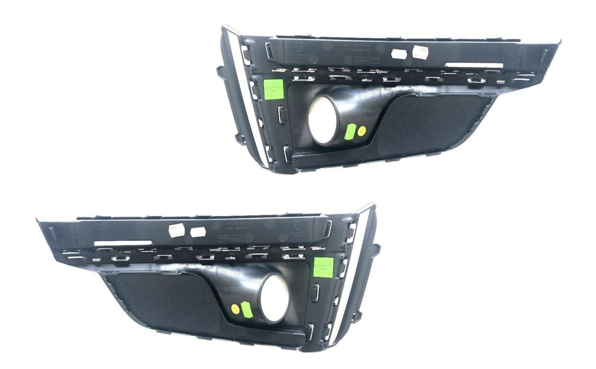 NEW GENUINE AUDI S5 2017-2018 FRONT BUMPER O/S RIGHT N/S LEFT FOG GRILL SET - Image 4