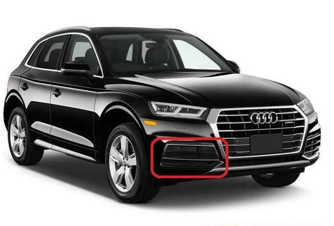 NEW GENUINE AUDI Q5 2017 O/S RIGHT AIR INTAKE GUIDE BUMPER GRILL 80A807680 4W3 - Image 5