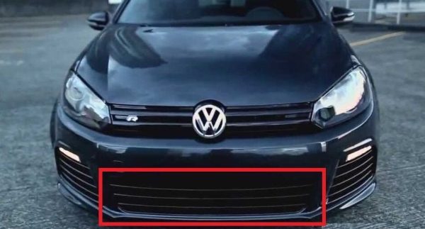 NEW GENUINE VW GOLF MK6 R 09-13 FRONT BUMPER LOWER CENTER GRILL 5K0853671J 041 - Image 3