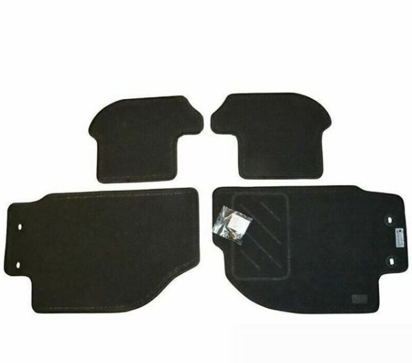 NEW GENUINE FORD KA 2003-2008 FRONT AND REAR BLACK FLOOR CARPET MATS RHD 1229783 - Image 4