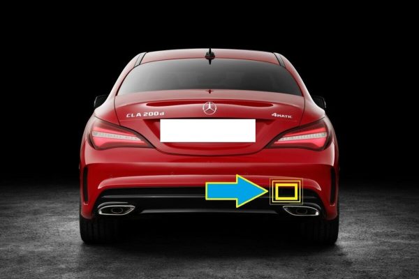 NEW GENUINE MERCEDES MB CLA W117 FACELIFT AMG REAR BUMPER TOW HOOK EYE COVER A1178859800 - Image 6