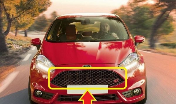 NEW GENUINE FORD FIESTA ST 13-17 FRONT BUMPER CENTER UPPER HONEYCOMB GRILLE 1780860 - Image 5
