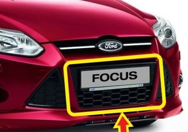 NEW GENUINE FORD FOCUS 11-15 FRONT LOWER GLOSS BLACK HONEY COMB GRILLE WITH PDC 1759889 - Image 5
