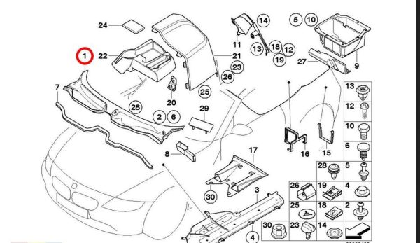 BMW NEW GENUINE 3 E90 E91 E92 E93 CUP HOLDER ASSEMBLY BLACK O/S RIGHT RHD 51459173464 - Image 5