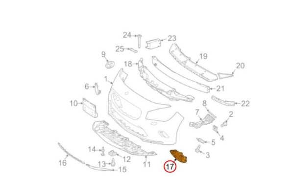NEW GENUINE MERCEDES BENZ CLA C117 13-19 FRONT BUMPER SIDE GRILLS PAIR SET NS+OS - Image 4