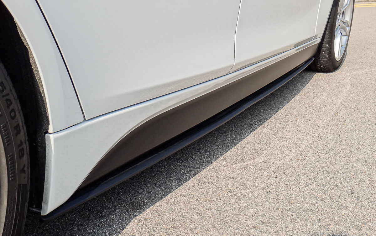 Performance Black Gloss Sideskirt blades addons/ Sill covers For BMW F80 M3 - Image 2