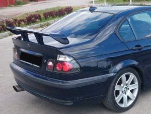 STW DTM Look Rear trunk spoiler Wing for BMW E46 Saloon