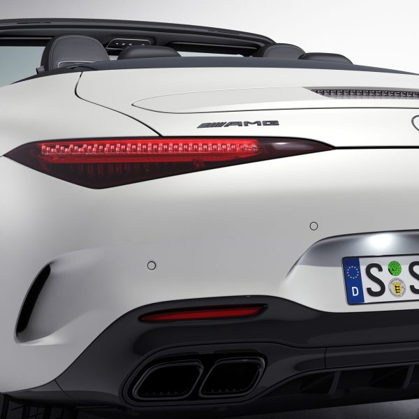 Genuine AMG Night Package Black Gloss Rear trunk lid badge sticker OE logo For Mercedes - Image 4