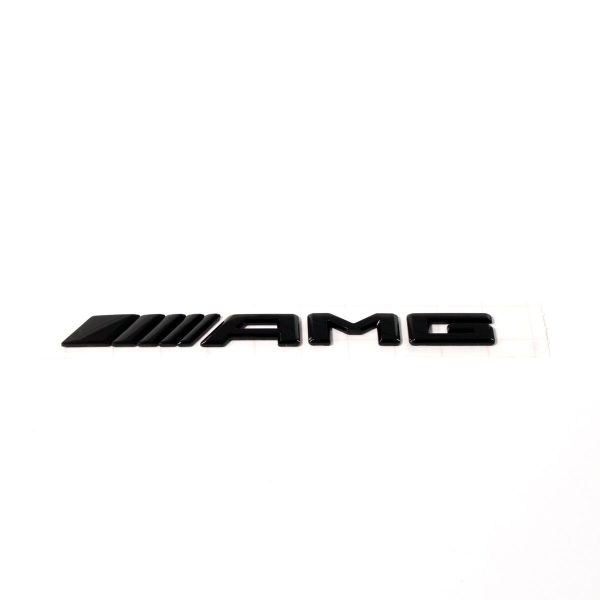 Genuine AMG Night Package Black Gloss Rear trunk lid badge sticker OE logo For Mercedes - Image 5