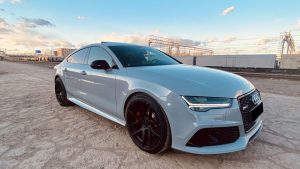 RS7 Look Sideskirts/ Sill covers For Audi A7 / S7 4G8 2010-2018
