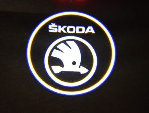 LED Underdoor welcome lamp White For Skoda