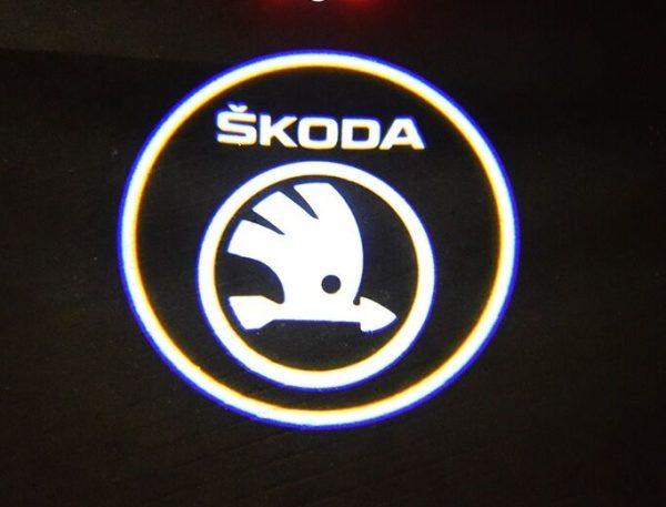 LED Underdoor welcome lamp White For Skoda