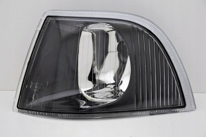 BLACK Clear OE Look Front Left Turnsignals For Volvo S40 / V40 MK1 1996-1999 - Image 2
