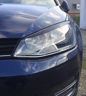 Eyebrows/ Front Headlight covers/ masks For VW Golf VII MK7