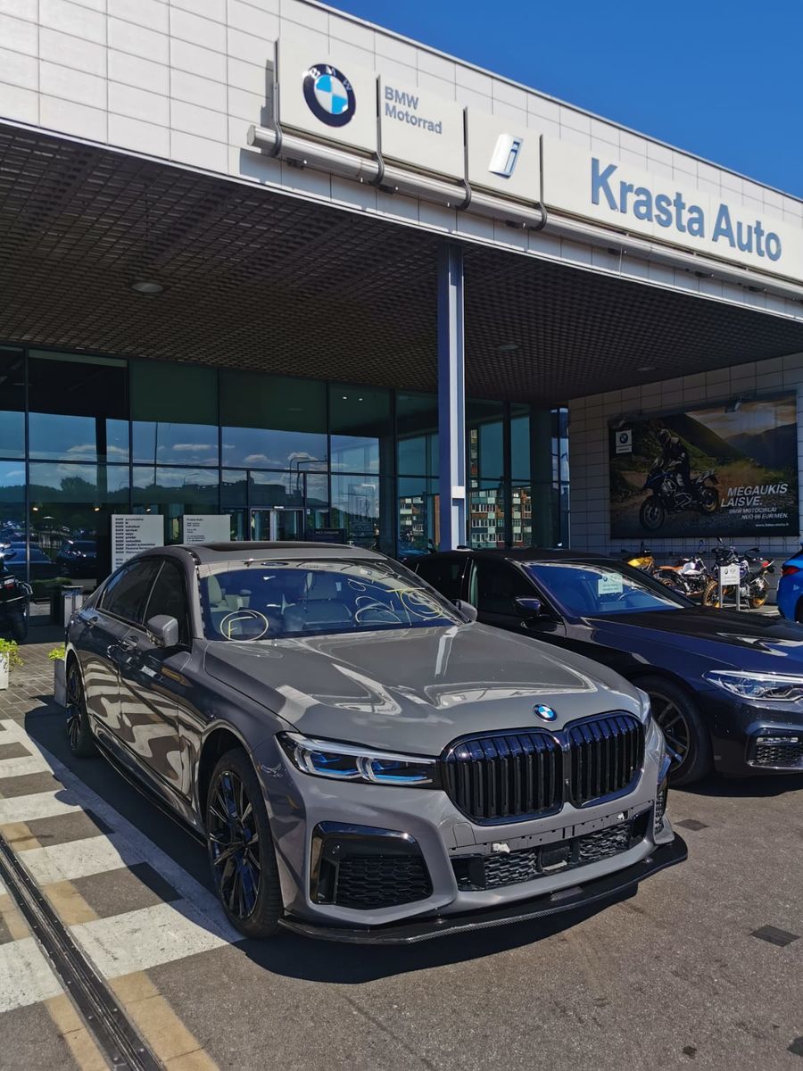 For BMW 7 Series G11 LCI Performance Side skirts addons Carbon blades